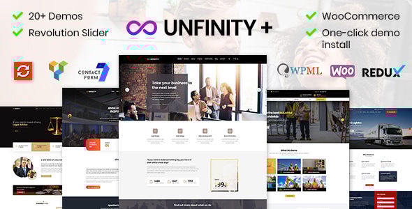 Unfinity - One Page WordPress Theme Logo